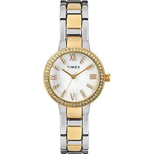 Timex Voor Vrouwen Digitale Quartz Horloge TW2T58800, Twee, Gekleed Horloge, Twee, Gekleed horloge