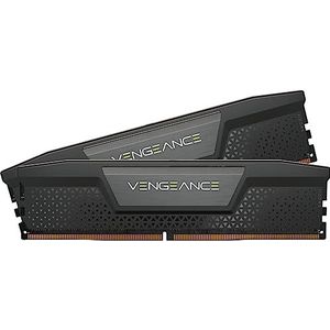 Corsair Vengeance DDR5 48 GB (2 x 24 GB) DDR5 7000 MHz C40 Intel geoptimaliseerd desktopgeheugen (geïntegreerde spanningsregeling, aangepaste XMP 3.0-profielen, aluminium koellichaam) zwart