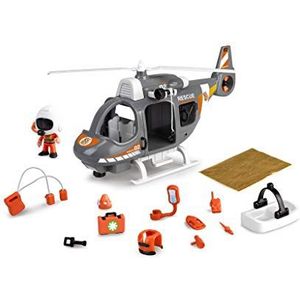 Pinypon Action - Helikopter voor noodgevallen met 1 figuur met accessoires, meisjes van 4 tot 8 jaar (Famosa 700015350)