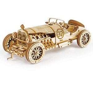 Grand Prix Auto - 3D puzzel Mechanisch hout Rokr