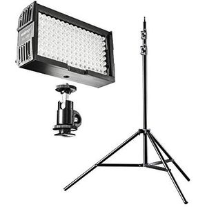Walimex Pro Verlichtingsset (video up 128 led met lampstatief 260 cm en 128 LEDs) voor DLSR