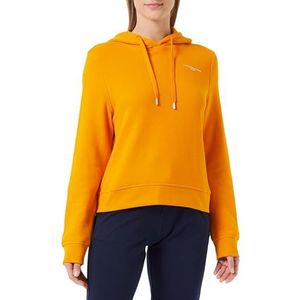 Tommy Hilfiger 1985 Rlx Mini Corp Hoodie met logo Damestrui met capuchon, Oranje (rijke oker)