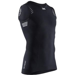 X-BIONIC Invent 4.0 Light Singlet T-shirt voor heren, Opaal Zwart/Arctic Wit