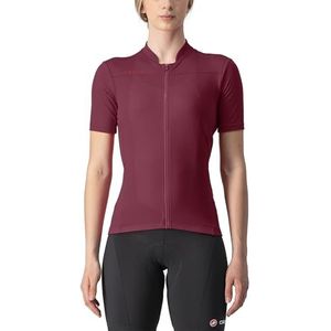 CASTELLI T-shirt long pour femme, Bordeaux/Red, XS