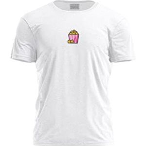 Bona Basics, T-shirt basique imprimé numérique,%100 coton, blanc, Décontracté pour homme, taille : M, Blanc, M