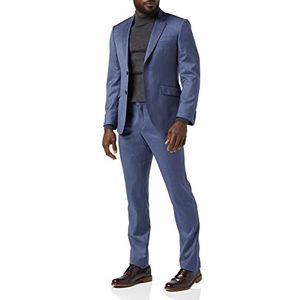 Hackett London Plain Wool Twill B CC Business trainingsjack voor heren, 551 blauw, 50 W/32 L, Blauw (551)