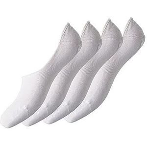 Pieces Lot de 4 paires de chaussettes pour femme, Blanc (blanc brillant et blanc vif), 39 EU