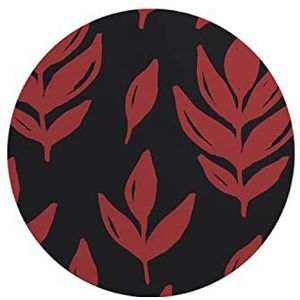 Questo Casa, Ronde muismat met antislip onderkant voor kantoor en thuis, diameter 22 cm
