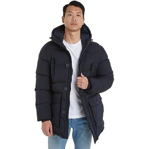 Tommy Hilfiger Parka Cl Essential Rockie geweven jassen voor heren, Desert Sky