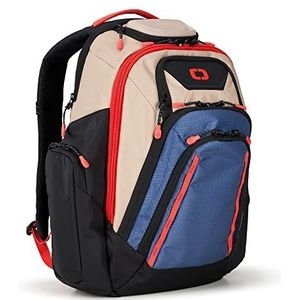 OGIO Gambit Pro rugzak lichtbruin/blauw/rood, 25 liter, lichtbruin/blauw/rood, 25 liter, Ogio Gambit Pro rugzak, lichtbruin/blauw/rood, Ogio gambit pro rugzak