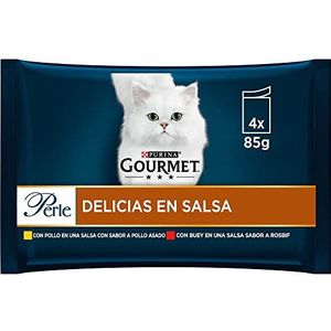 Purina Gourmet Pearl Délice in saus, 12 x [4 x 85 g]