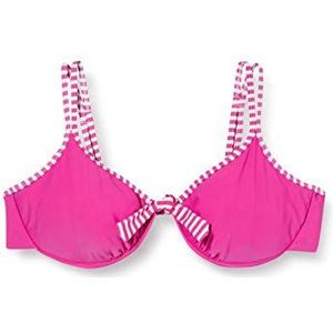 eleMar bikini tops dames, roze (elke/wit)