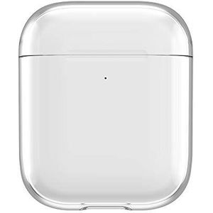 Incase INOM100644-CLR Design beschermhoes compatibel met Apple AirPods 1 (2016) en 2 (2019), transparant [ondersteuning voor draadloos opladen, pc-materiaal