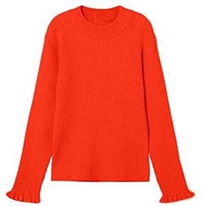 NAME IT Nkfvianna Ls Slim Knit N Gebreide trui voor meisjes, Rood (cherry tomato)