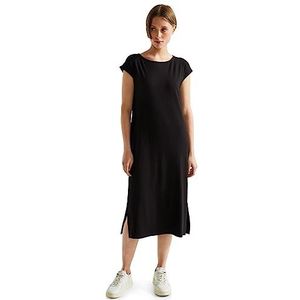 Street One A143689 Zomerjurk voor dames, geribbeld, zwart.