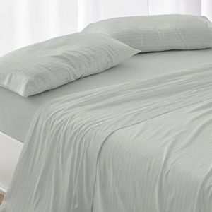 Burrito Blanco Velvelina® lakens | Bed 135 cm (+ afmetingen beschikbaar) | Design 005 | Laurierkleur (135 x 190/200 cm)