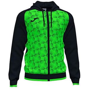 Joma Supernova III herenjack met capuchon, fluor zwart-groen