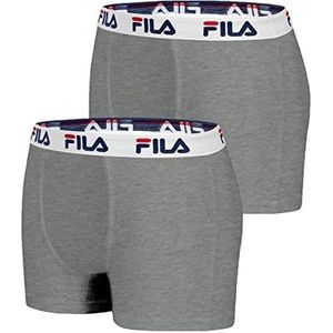 Fila Fu5016/2 boxershorts voor heren, Grijs