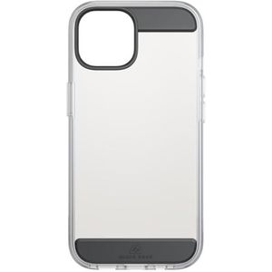 Black Rock Coque pour iPhone 15 (fine, en TPU, rembourrage en TPU, robuste, anti-chocs, antibactérien, transparent, transparent, coque de protection pour iPhone 15) Noir