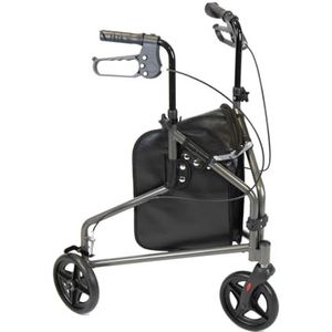 NRS Healthcare Déambulateur 3 roues Argenté