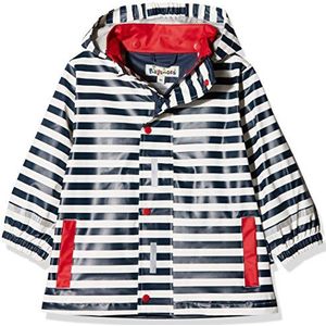 Playshoes Regenjas Maritim Unisex Kinderen, blauw (navy/wit 171)