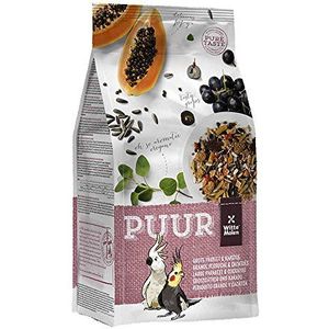 Puur Parkieten en cacadu-voering, per stuk verpakt (1 x 2 kg)