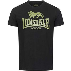 Lonsdale Promo sportbroek voor heren, zwart/olijfgroen, XXL