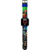 Kids Euroswan-AVG4706 Avengers LED-horloge, meerkleurig, één maat (AVG4706)