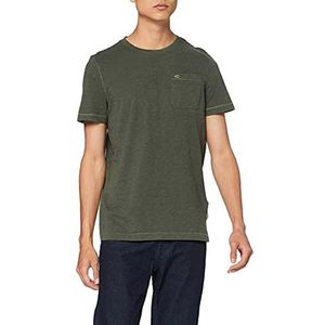 camel active Heren 4096439T03 T-shirt, Blad Groen