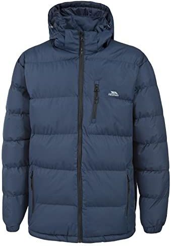 Trespass Clip-on warme gevoerde waterdichte jas met afneembare capuchon voor heren