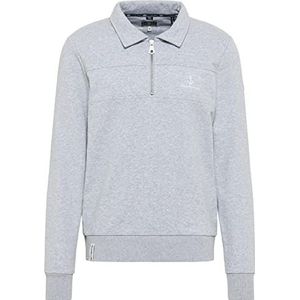 DreiMaster Sweatshirt voor heren, Lichtgrijs gemêleerd