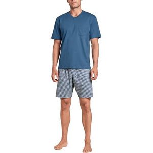 Calida Relax Streamline Jeu de Pyjama, Indian Blue, Standard pour homme, Bleu indien, taille unique
