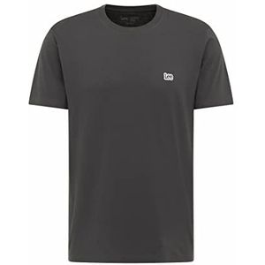 Lee Patch logo tee T-shirts heren, Delavé zwart