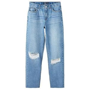 Name It Nlfbizza DNM broek voor meisjes, rechte broek, Lichtblauwe jeans