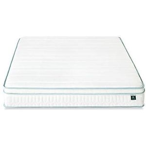 Zinus - Hybride matras van visco-elastisch schuim, 25,5 cm, wit