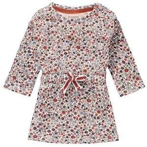 Noppies Baby Girls Dress Longsleeve Abohar Allover Print Robe dcontracte, Peach Whip-P110, 50 cm Bébé garçon