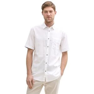 TOM TAILOR Chemise pour homme, Blanc 20000., XXL