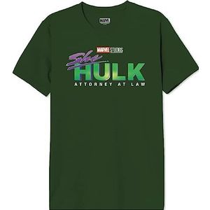 Marvel Heren T-shirt flessengroen XL, Fles Groen