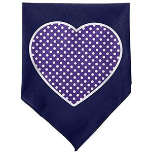 Mirage halsdoek voor honden, met zeefdruk, maat S, violet