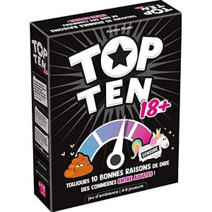 Cocktail Games | Top Ten 18+ | Gezelschapsspel | Kaartspel | vanaf 18 jaar | 4 tot 9 spelers | 20 minuten
