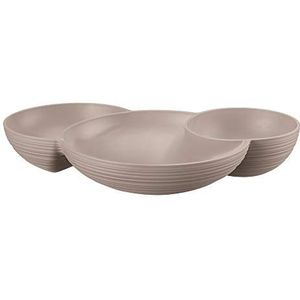 Guzzini Tierra Hors d抩euvre schaal taupe - 295x214x52mm