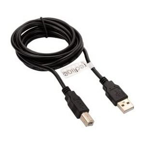 RLINE 3 m USB 2.0 type A naar USB type B kabel voor printer, camera, harde schijf