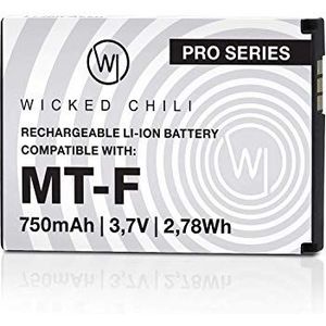 Wicked Chili Batterij compatibel met AVM Fritz!Fon C5 / C4 / M2 / Fritzfon telefoon - 1 reservebatterij voor AVM Fritz Fon 312BAT006, 312BAT016 (750 mAh Li-Ion)