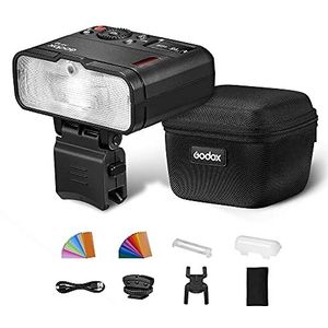 Godox MF12 macroflits, draadloze bediening, 2,4 GHz, lithium-accu, 3,7 V/6,29 W, compatibel met Nikon Sony Canon Fuji Olympus en Panasonic met modelleerlamp