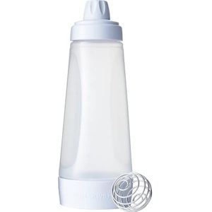 Whiskware BlenderBall C01397 deegmixer voor pannenkoeken, pannenkoeken, etc. met BlenderBall garde, BPA-vrij, inhoud 1065 ml, wit, 10,1 x 10,1 x 27,7 cm