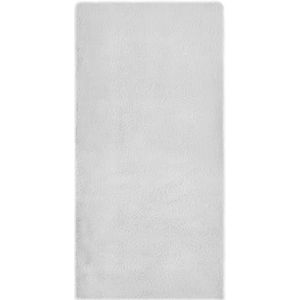 -LUXOR- living Coste Pluizig tapijt van kunstbont voor de slaapkamer, ideaal als bedmat voor de slaapkamer, comfortabel lamsbonttapijt, 60 x 120 cm, wit