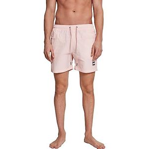 Urban Classics Block zwemshort heren, Roze