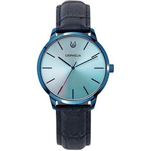 Orphelia Winston herenhorloge analoog kwarts, Blauw, riem