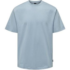 Only & Sons Onsfred Rlx Ss Tee Noos T-shirt voor heren, Glacier Lake
