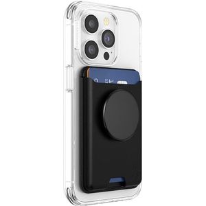 PopSockets Softgoods Telefoonportemonnee met uittrekbare handgreep en adapterring voor MagSafe, telefoonhouder, compatibel met draadloos opladen, compatibele portemonnee